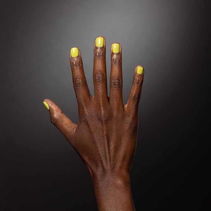 Dazzle Dry Mini Kit 4 Step System - Space Lemon, A vibrant lemon yellow. Semi-sheer cream. (5 Piece Kit / 5 Manicures)