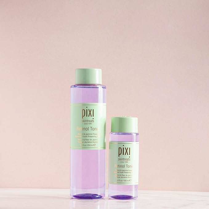 Pixi Retinol Tonic, Smoothing & Firming Facial Toner, Enhanced with Peptides to Boost Collagen Production, Alcohol-Free Daily Rejuvenating Toner, 100ml/ 3.4 fl oz