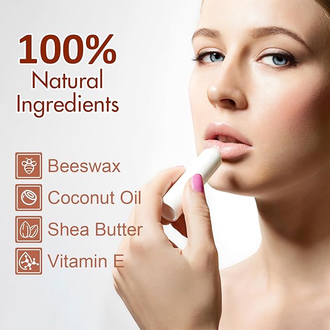 210 Pack Lip Balm Unlabeled, Natural Lip Balm Bulk Blank Tube, Personalized Lip Balms for Party Favors Adults and Bridal Shower Favors or Baby Shower Gifts-7 Flavors