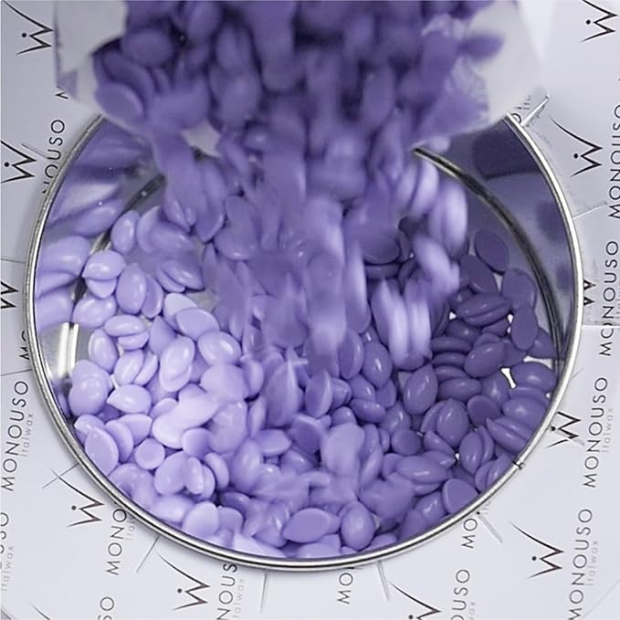 Italwax Vanira - 1kg / 2.2lb - Hard wax beads for hair removal - Special for SPA waxing procedure - Lavender aroma