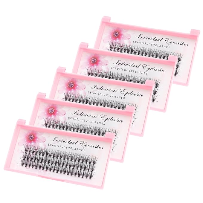 Bodermincer 20D 0.07mm Thickness 8-22mm To Choose Grafting False Eyelashes False Eyelashes Individual Natural Long Mink Fake Eyelashes Extension Handmade Bulk Wholesale (5 Packs-8mm)