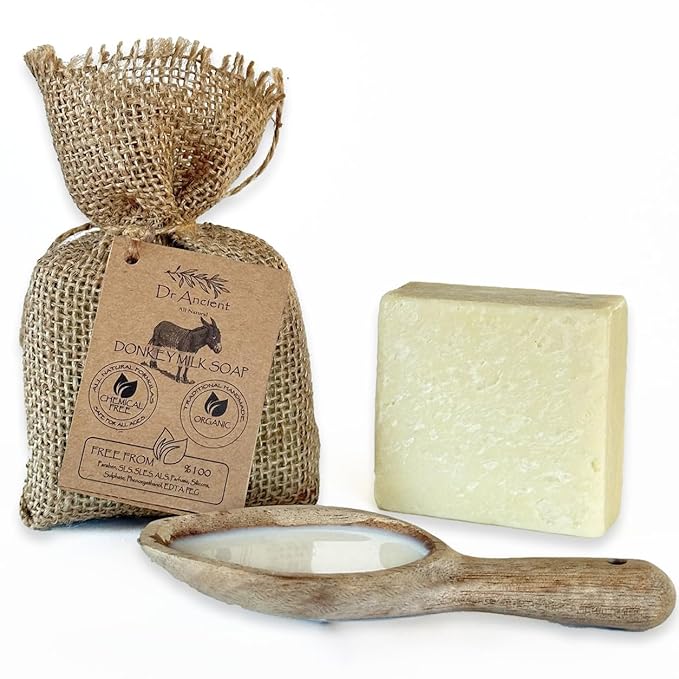 Donkey Milk Soap Bar Organic Natural Traditional Handmade Antique - Anti Ageing, Moisturizer - Absolutely No Chemicals! Pure Natural Soaps!