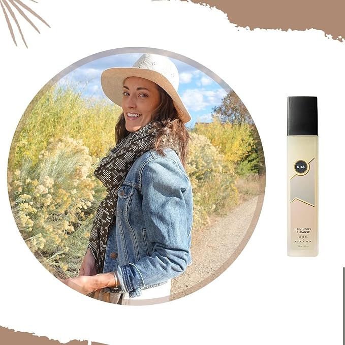 RBA Skincare’s Luminous Cleanse, Daily Facial Cleanser to Hydrate & Nourish Skin, 100% Natural, 120ml
