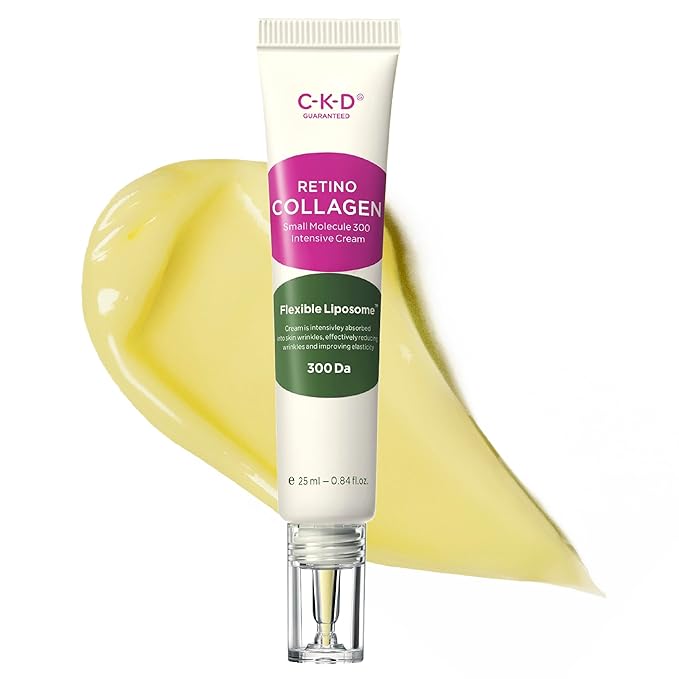 CKD Retino Collagen Intensive Cream - Retinal Spot Collagen Cream for Fine Lines, Deep Wrinkles, and Sagging Reduction. Anti-Aging and Youthful Skin. Korean Skin Care. 0.84 fl oz