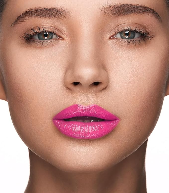 MAKE Beauty Cream Supreme Long-Lasting Lipstick. High Impact Hydrating Lip Color with Emollient Moisturizing Formula. Creamy Semi-Glossy Lipstick - Shade, Fluorescence