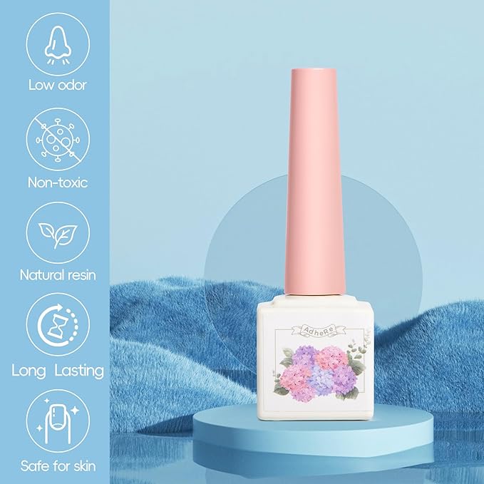 Adhere 4Pcs 12ML Glitter Cat Eye Soak Off UV LED Gel Nail Polish Set, Reflective Glitter Cat Eye, Sparkling Diamond Magnetic Shining Jewel Shine Color with Magnet