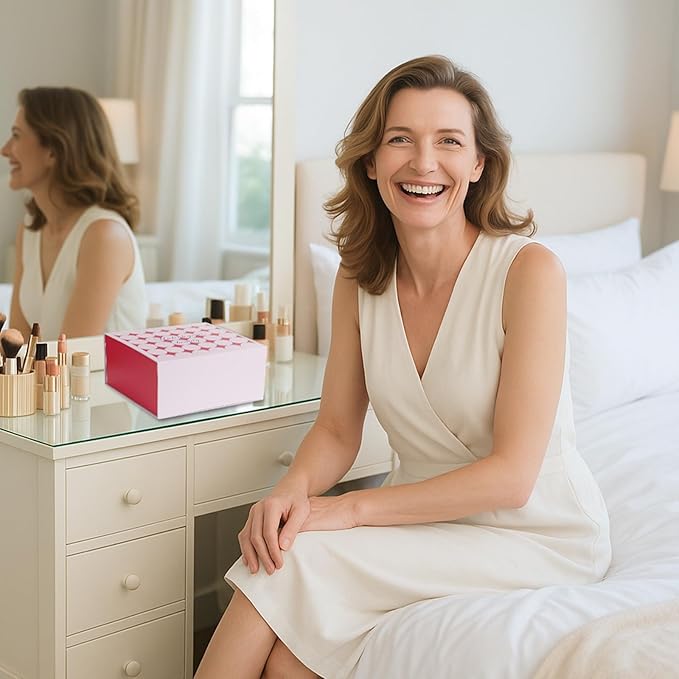 7-1 Colors Red Light Mask for Face, Cordless Red Light Face Mask for Home Use, Ergonomic Design, Portable and Rechargeable