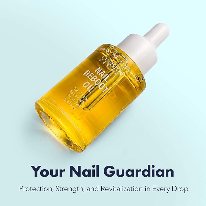 Organic Cuticle Oil for Nails - USA Made - Japanese Treatment for Damaged Nails - Natural Nail Cuticle Repair - Visible Results For Perfect Results - Nail Strengthener and Growth Reboot Oil 2x30ml