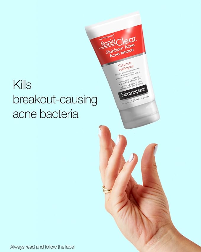 Neutrogena Acne Neutrogena Rapid Clear Stubborn Acne Cleanser, 125 Milliliters