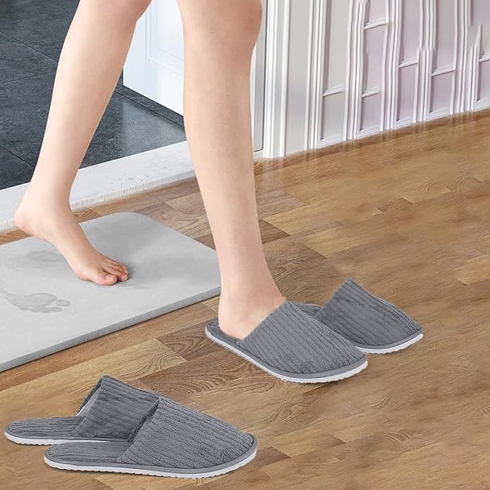 Disposable Slippers, 12 Pairs Bulk Slippers Hotel Spa For Guests Disposable House For Travel Guests Hotel Home Salon
