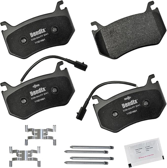 Bendix Priority1 CFM2043 Semi-Metallic Rear Brake Pads for Alfa Romeo Giulia 2023-2017, Stelvio 2020