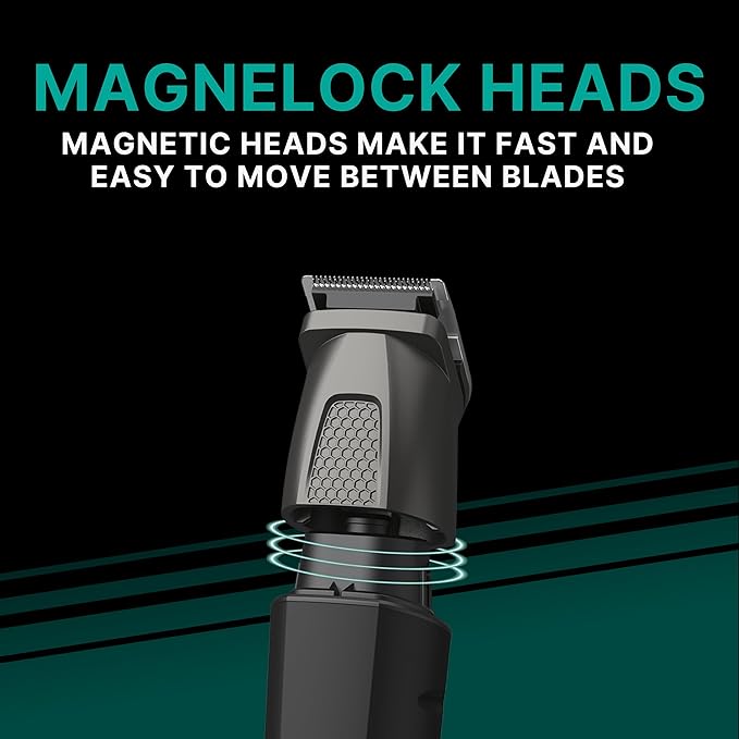 Conair Men All-in-One Trimmer for Men - Nose Hair, Beard, Mustache, Body Hair Trimmer - 16 Piece Men's Grooming Kit for Manscaping- Showerproof - Rechargeable