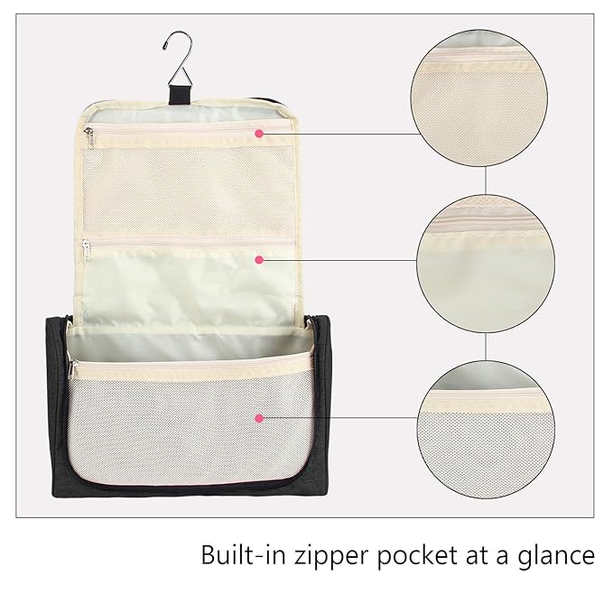 Teamoy Travel Storage Bag Compatible with Dyson Airwrap Styler, Portable Travel Organizer for Airwrap Styler and Attachments, Black