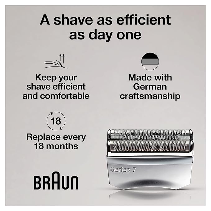 Braun Series 7 70S Electric Shaver Head Replacement Cassette – Silver