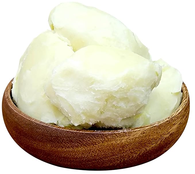 Raw Unrefined Shea Butter Ivory 1 lb, African, 100% Pure, Raw, Unrefined, Grade A. Nourish and moisturize the skin and hair. Use alone or DIY recipes. From Ghana, West Africa. (16oz)