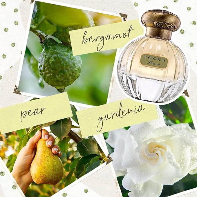 Tocca Florence Perfume Set for Women, 100 ml (3.38 oz) + 10 ml (0.34 oz) - Classic Floral, Bergamot, Pear, Gardenia Fragrance ($172 Value)