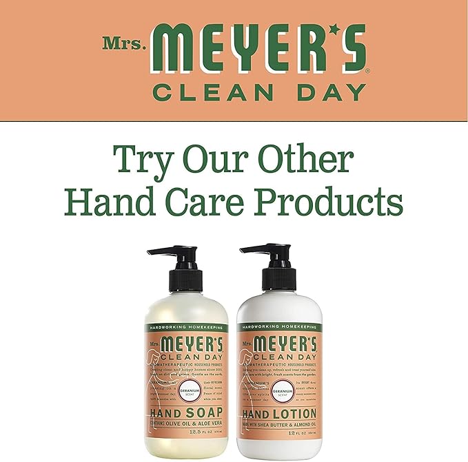 Mrs. Meyer's Liquid Hand Soap Geranium 12.5 Fl Oz.