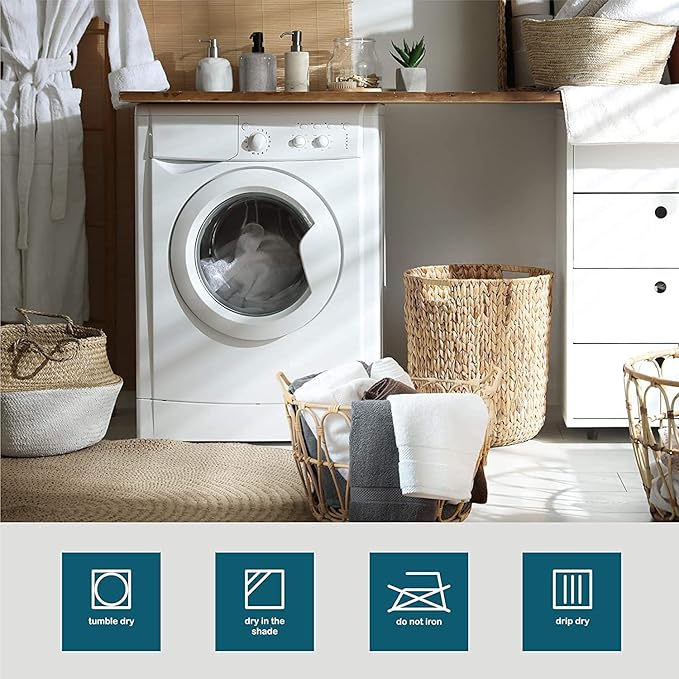 Simpli-Magic 79404 Bath Towels, White, 25x50 Inches Towels for Pool, Spa, and Gym Lightweight and Highly Absorbent Quick Drying Towels, 25 in x 50 in