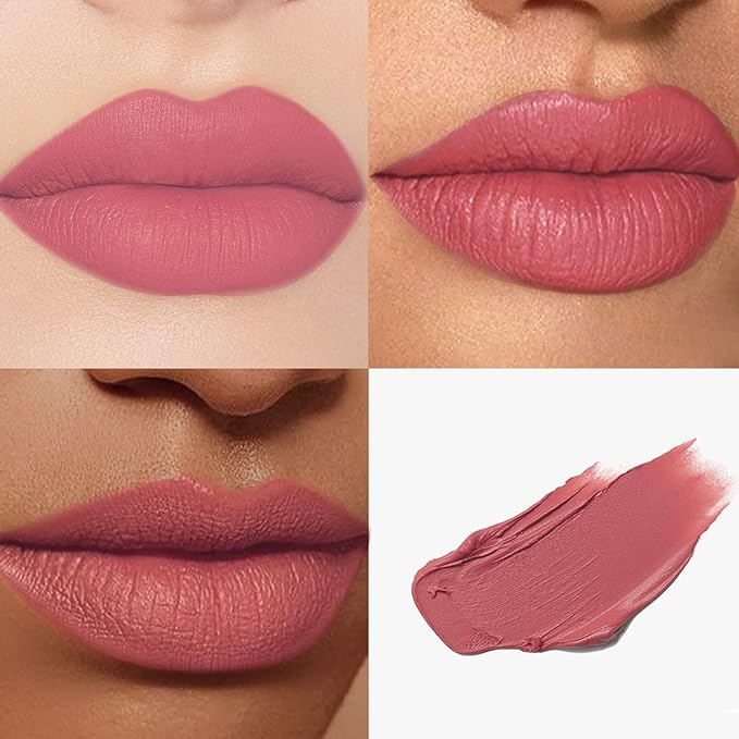Catkin Semi-Matte Lipstick Hydrating High Impact Color Infused with Vitamin E and Avocado Oil Smooth Soft Texture Long Lasting Matte Finish 166