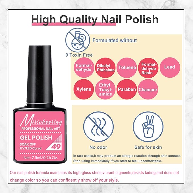 69PCS Gel Nail Polish Kit with UV Light Nail Lamp Gel Manicure Dryer Lamp 28 Colors Gel Polish Nail Set Soak Off Gel Nail Set,Nails Gel Polishing Shape Tools Supplie Set for Nail Manicure Salon & Home