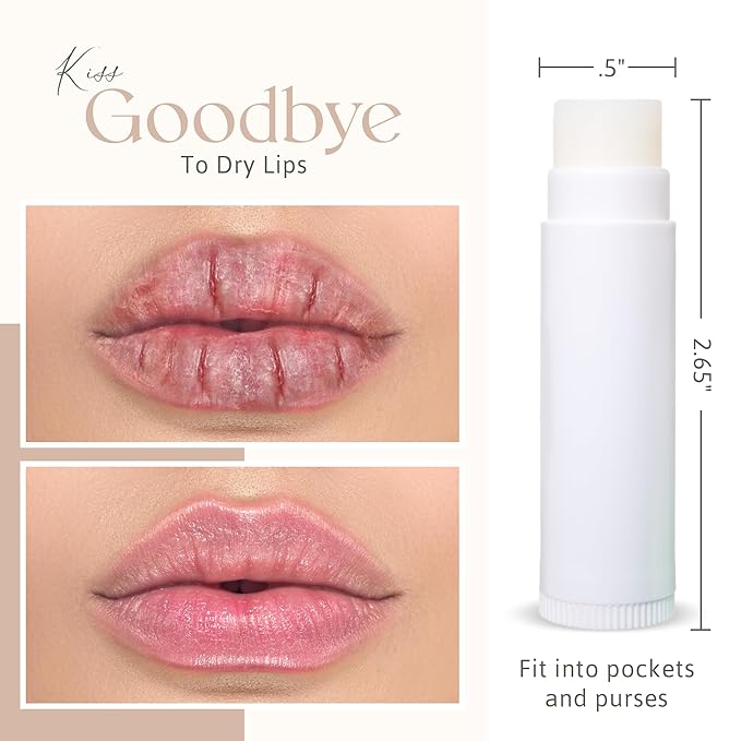 BELLADONNA Lip Balm Bulk Unlabeled - Made in USA Bulk Chapstick - Natural Ingredients Vitamin E Shea Butter - Custom Chapstick Bulk For Party & Wedding Favors (200 Count, Honey)