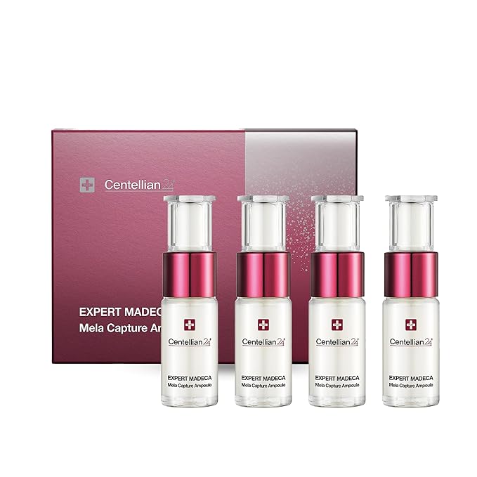 Centellian 24 Expert Serum (Season 1 (0.23fl oz x 4pc) - Korean Skin Care, Face Soothing & Even Tone for Dry Sensitive Skin, Blemish Correcting Ampoule, TECA, Centella Asiatica, Niacinamide