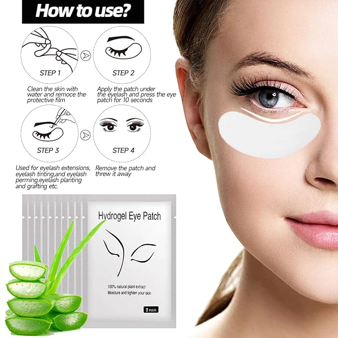 Lash Extension Kit Professional Eyelash Grafting Training Tools Mannequin Head USB Fan Lash Shampoo 0.07D Curl Mix 8-15mm Glue Practice Eyelash Strips Lash Mapping,Exercise Set for Beginner