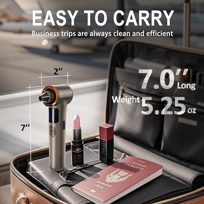 2 in 1 Blackhead Remover Pore Vacuum, Blackhead Vacuum Extractor with Heating Mode, Facial Pore Cleaner Electric, Whitehead Remover Tool-9 Suction Power, 5 Probes Blackhead Vacuum Kit for Women & Men