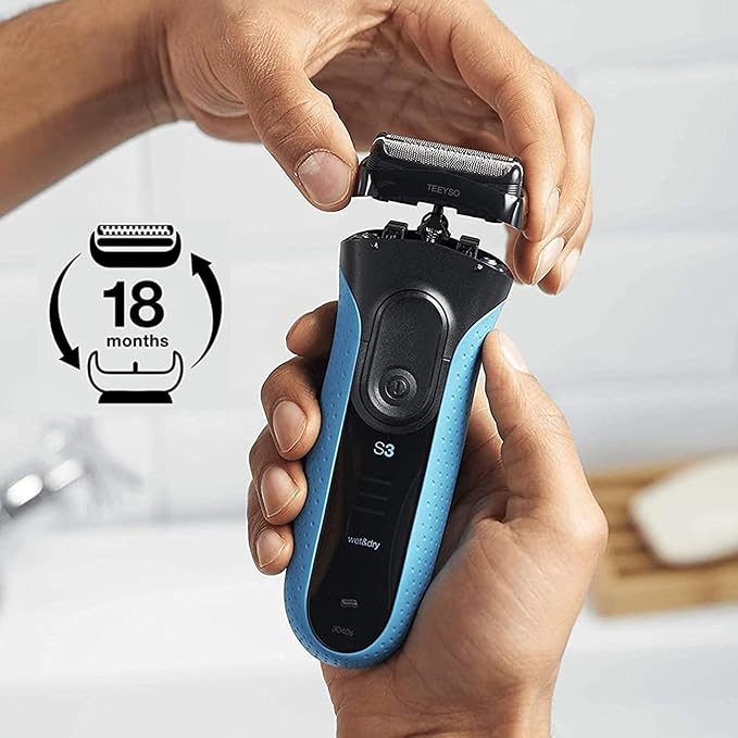 32B Series 3 Replacement Head for Braun ProSkin Electric Shaver, Compatible with Braun Foil Shaver 3000s 3010s 3020s 3030s 3040s 3050cc 3070cc 3080s 3090cc 320 330 340 350cc (1 Pack)