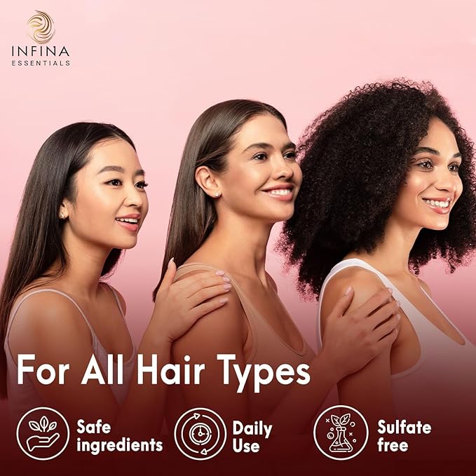 Apple Cider Vinegar Shampoo and Conditioner Set Sulfate Free for Men & Women - Itchy Scalp Shampoo w/Moisturizing Coconut Avocado Conditioner - Loc Shampoo and Conditioner for Dreads, 16 fl oz each