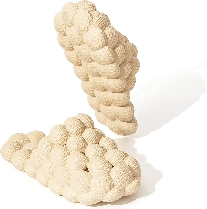 Massage Bubble Slides Slippers for Women Funny House Slippers for Men Ladies Shower Bedroom Spa Slipper with Non-slip Unisex Soft Pillow Reflexology Slides Sandals