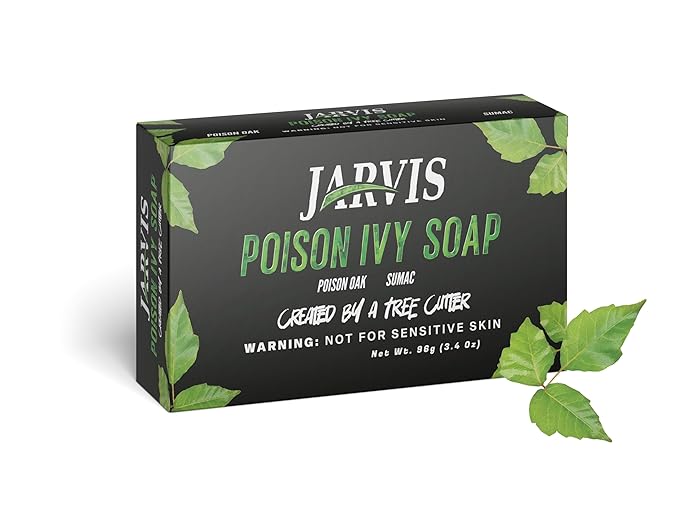 Poison Ivy Soap Bar | Treatment for Poison Ivy, Oak & Sumac | Fast Itch Relief and Soothing of Rashes, Redness & Inflammation | Simple Skin Care Ingredients | 3 pack | 3.4 Ounces (3)