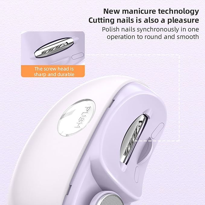 Baby Nail Clippers for Adults & Kids, Ergonomic Anti-Flying Nails Design, Stainless Steel Manicure Tool with Nail Catcher