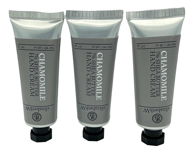 elizabeth W elizabethW, Chamomile Hand Cream, 1.68 Ounce (Set of 3) White