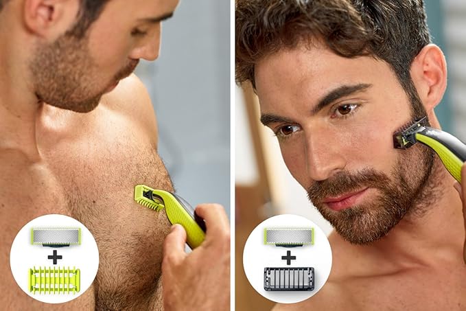 Philips Norelco OneBlade Face + Body Bonus Pack with FREE Blade, QP2630/72