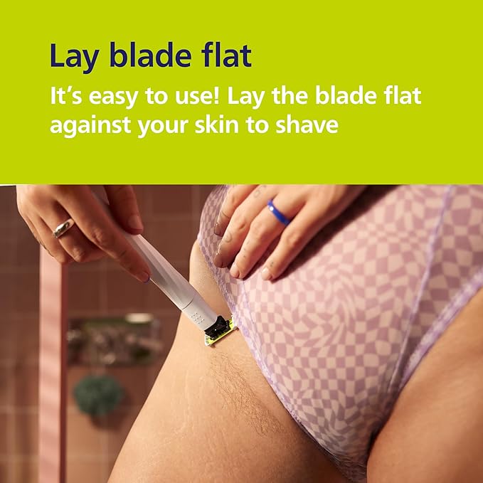 Philips Norelco OneBlade Intimate, Designed for Pubic Grooming, Trim & Shave with Extra Skin Protection, Waterproof, Model QP1924/70