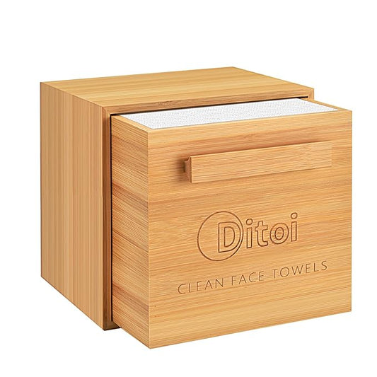 Face Towels, Disposable Face Towel, Storage Box with Drawer, Soft Face Towels XL, Makeup Remover Wet Dry Cloths for All Skin