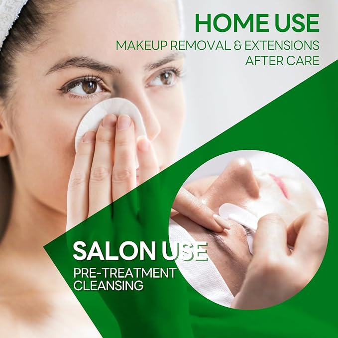 ARISON LASHES Lash Shampoo Large Bottle Eyelash Cleanser 900ML, Professional Lash Shampoo for Lash Extensions Premium Eyelid Foaming Cleanser for Salon and Home Use（aloe）