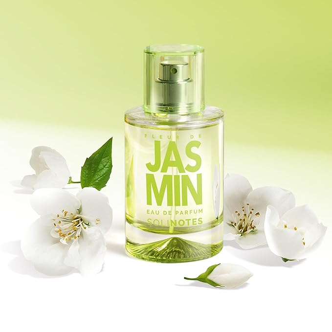 SOLINOTES Jasmine Flower Perfume for Women - Eau De Parfum | Delicate Floral and Soothing Scent - Made in France - Vegan - 1.7 fl.oz