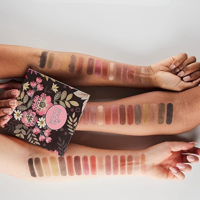 Rachel Couture Eyeshadow Palette with Natural Ingredients & Pure Pigments | Vegan & Cruelty-Free | Infused with Natural Botanical Extracts – 16 Colors - Golden Clove