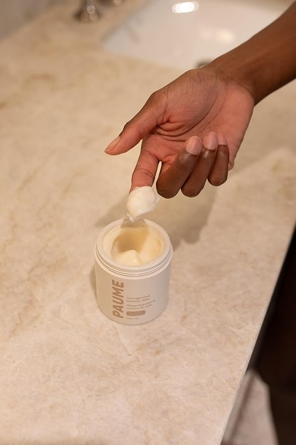 PAUME Overnight Hand and Foot Hydration Mask, Moisturizing Treatment for Dry Hands, Dry, Cracked Feet, Shea Butter, Unscented, Restores Softness & Smoothness, 3.4 oz