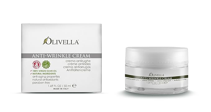 Olivella Anti-Wrinkle Cream, Olive, 1.69 Fluid Ounce, 207125