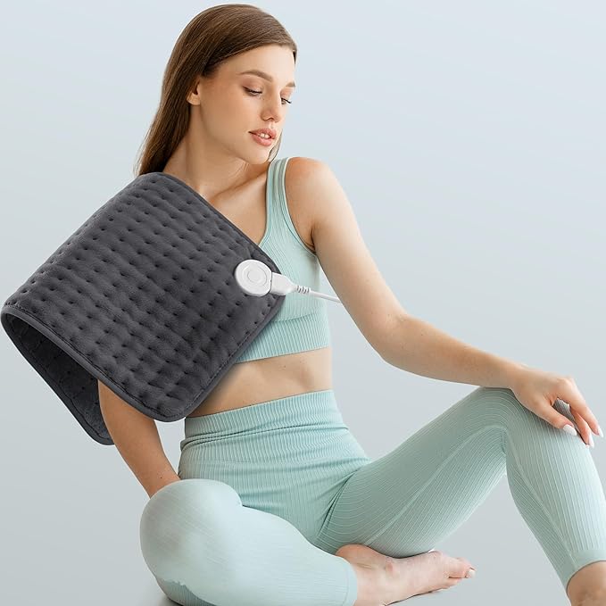 Heating pad for Back Pain Relief, Heating Pads for Neck, Shoulder, Fathers Mothers Day Gifts for Women, Men, Dad, Mom, Auto-Off,Machine Washable, Moist Dry Heat Options, Extra Large 12"x24"