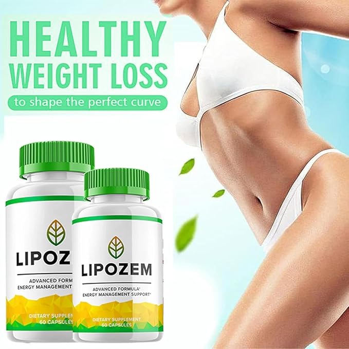 Lipo-zem Capsules - Lipo-zem Advanced Formula Supplement - Lypo-zem Natural Ingredients Reviews - 60 Capsules (XX)