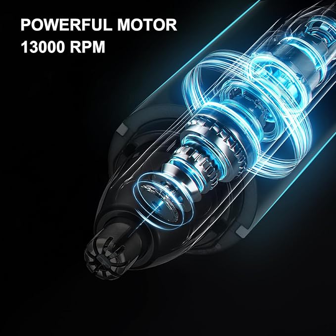 Nose Trimmer for Men & Women, Professional Eyebrow & Facial Hair Remover, IPX7 Waterproof, USB Rechargeable, Easy Cleaning, All-in-ONE