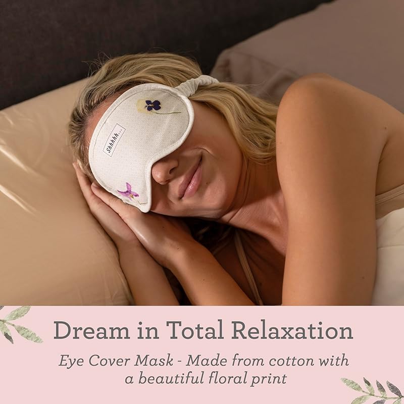 Lizush Luxury 6-Piece Lavender Spa Kit for Women - Relaxation Spa Gift Basket, Self-Care Care Package for Wife - Happy Birthday - Handmade in the USA