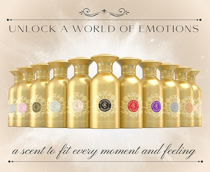 Shelley Kyle Mcclendon Talc Free Shimmer Powder, Body Powder, Dusting Powder, Leaves Skin Soft, Dry, Smooth, and Shimmering, 48g