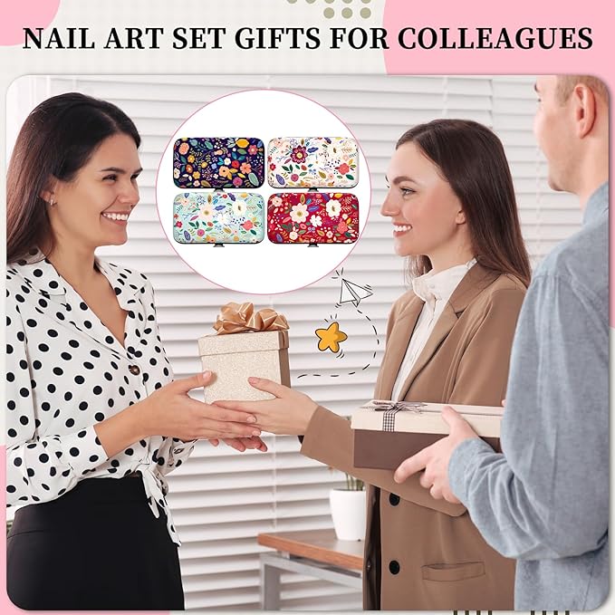 Gisafai 12 Set Thank You Employees Appreciation Gifts for Women Inspirational Manicure Set Nail Clipper Bulk for Nurse Week Gift Office Coworkers Customers Staff