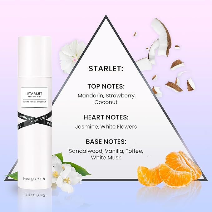 So…? Starlet Perfume Mist - Fruity, Musky, Woody Perfume for Women - Body Spray for Women Lasting up to 6 Hours - Ideal Gifts for Women - 4.7 oz