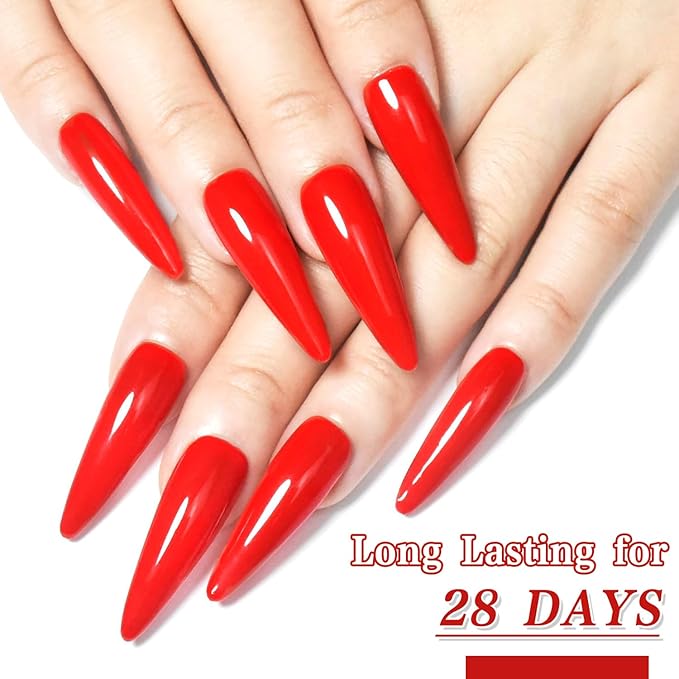 JR 12ml 10colors Red Gel Nail Polish Set Long Lasting Soak off UV Gel Polish Kit Nail Art DIY Manicure Salon Home Gifts for Women D Model